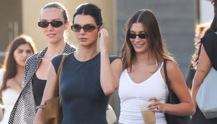 Hailey Bieber, Kendall Jenner bring back 90s trend in new outing