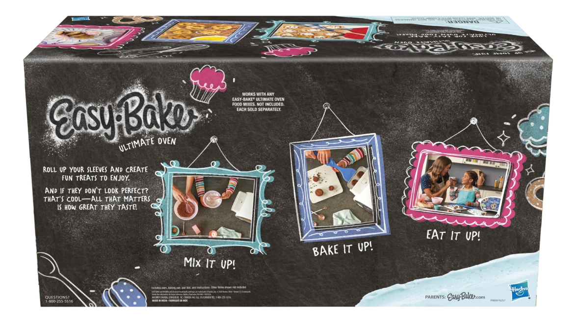 The toy oven, which allows kids to bake treats including cakes and cookies safely at home, has been brought back by Just Play, in collaboration with Hasbro. Ovens are being sold exclusively at Walmart